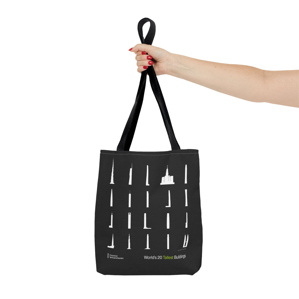 World's 20 Tallest Buildings Tote Bag