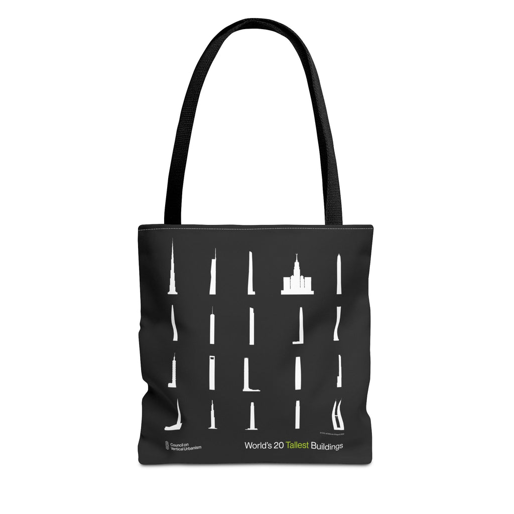 World's 20 Tallest Buildings Tote Bag