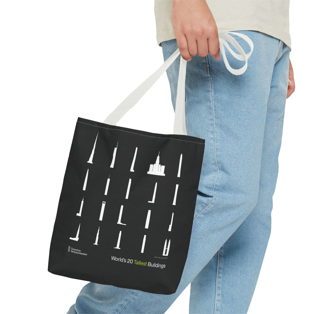 World's 20 Tallest Buildings Tote Bag