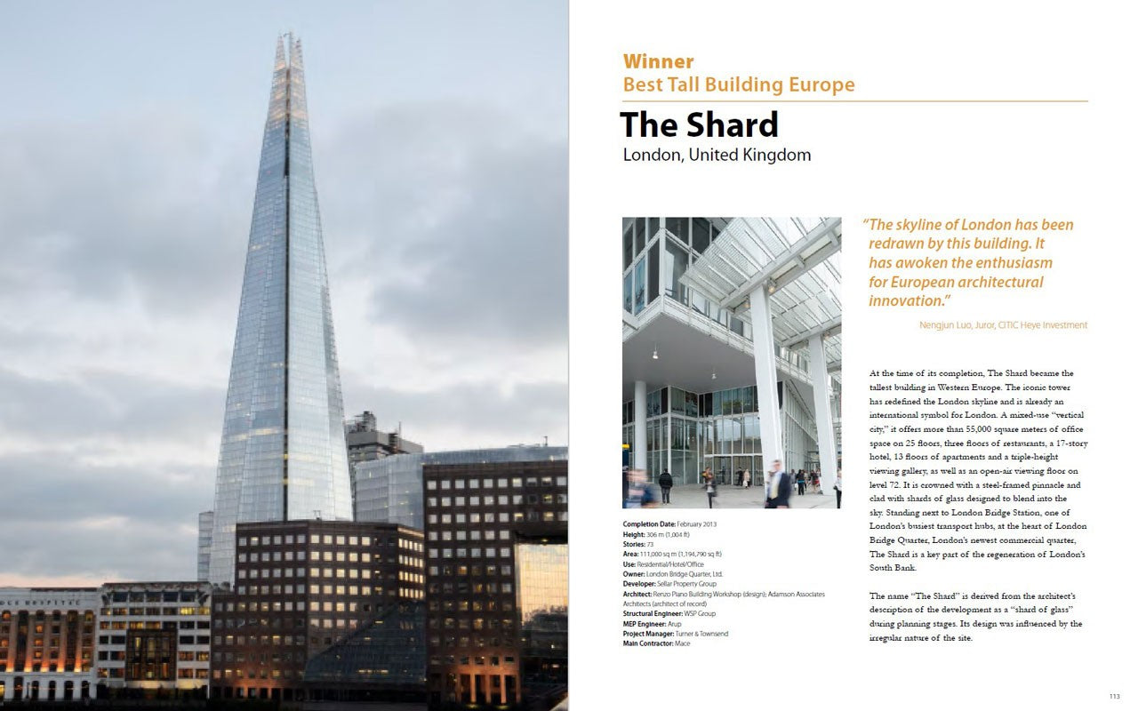 Best Tall Buildings 2013