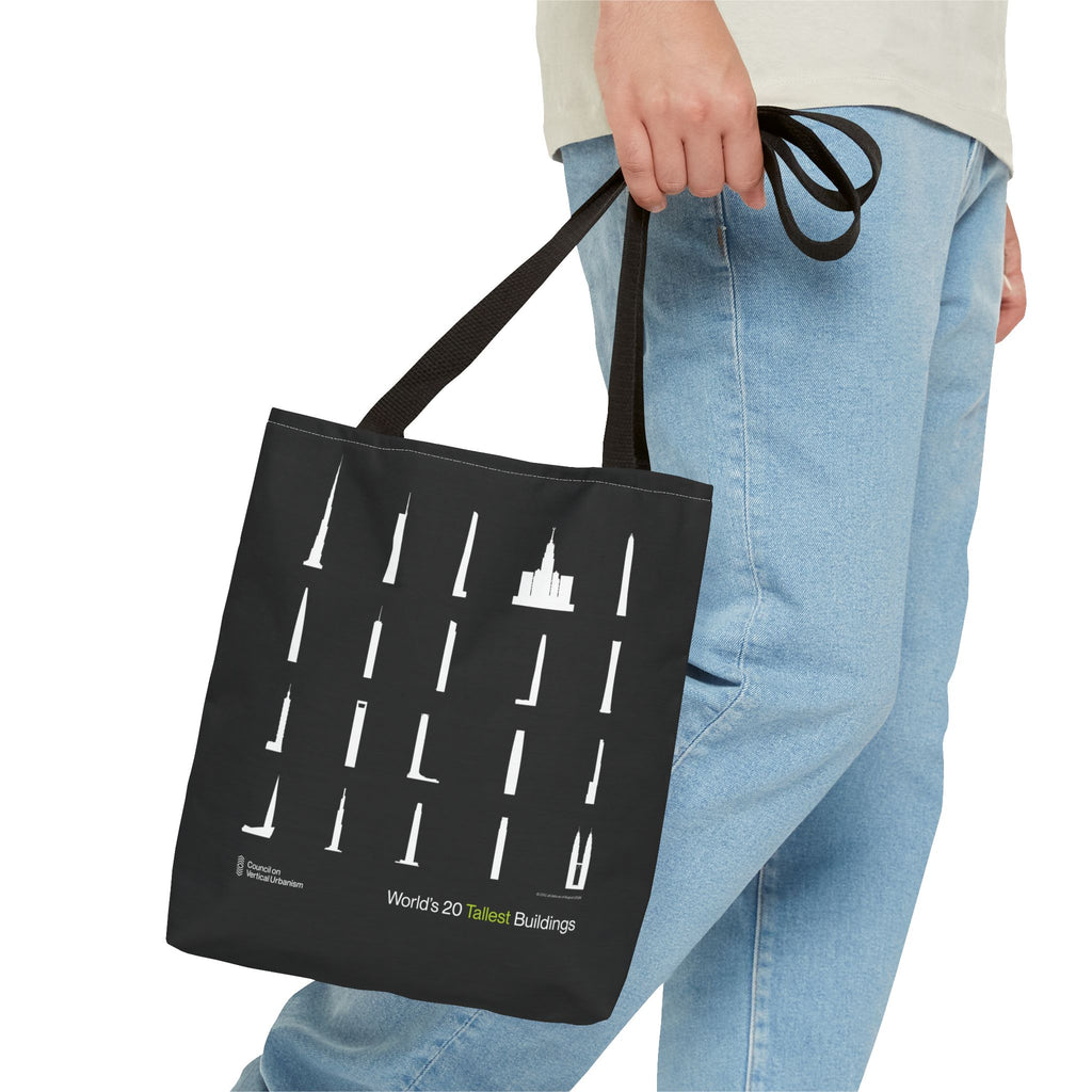 World's 20 Tallest Buildings Tote Bag