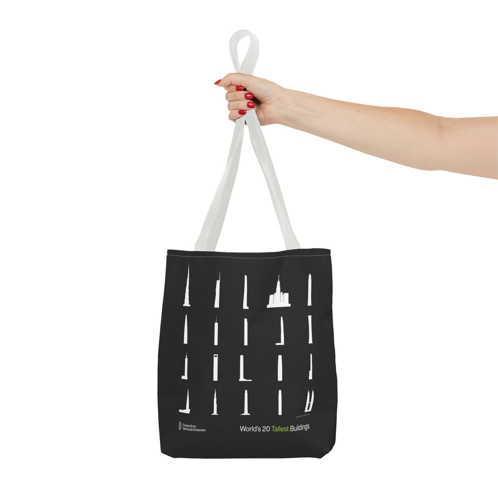 World's 20 Tallest Buildings Tote Bag