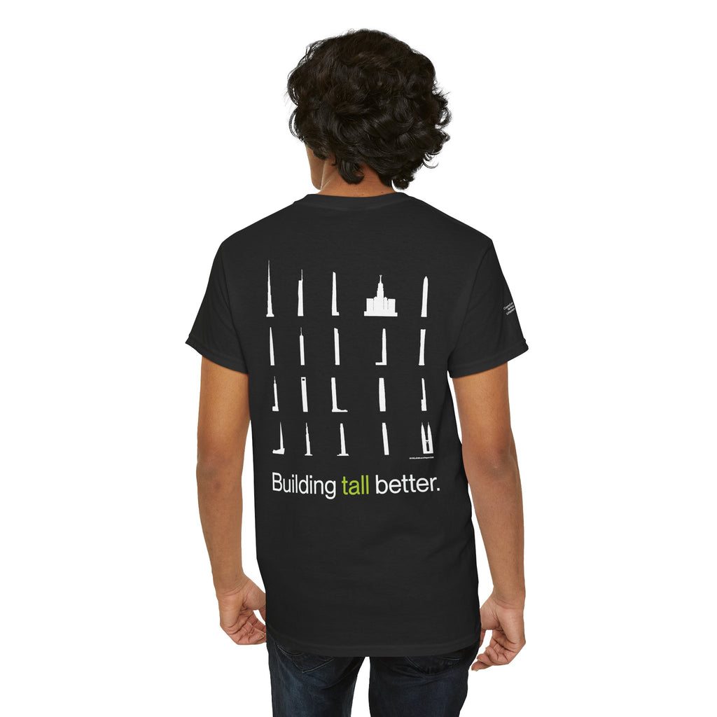 World's 20 Tallest Buildings Unisex Heavy Cotton Tee